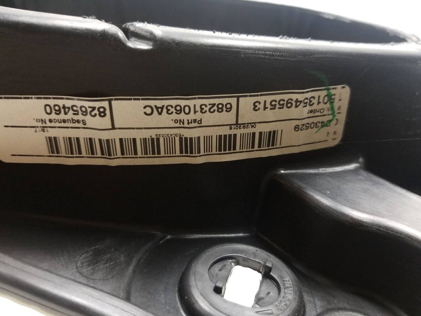 16 - 22 Dodge Durango Door Window Regulator Panel Front Driver Side Left OEM