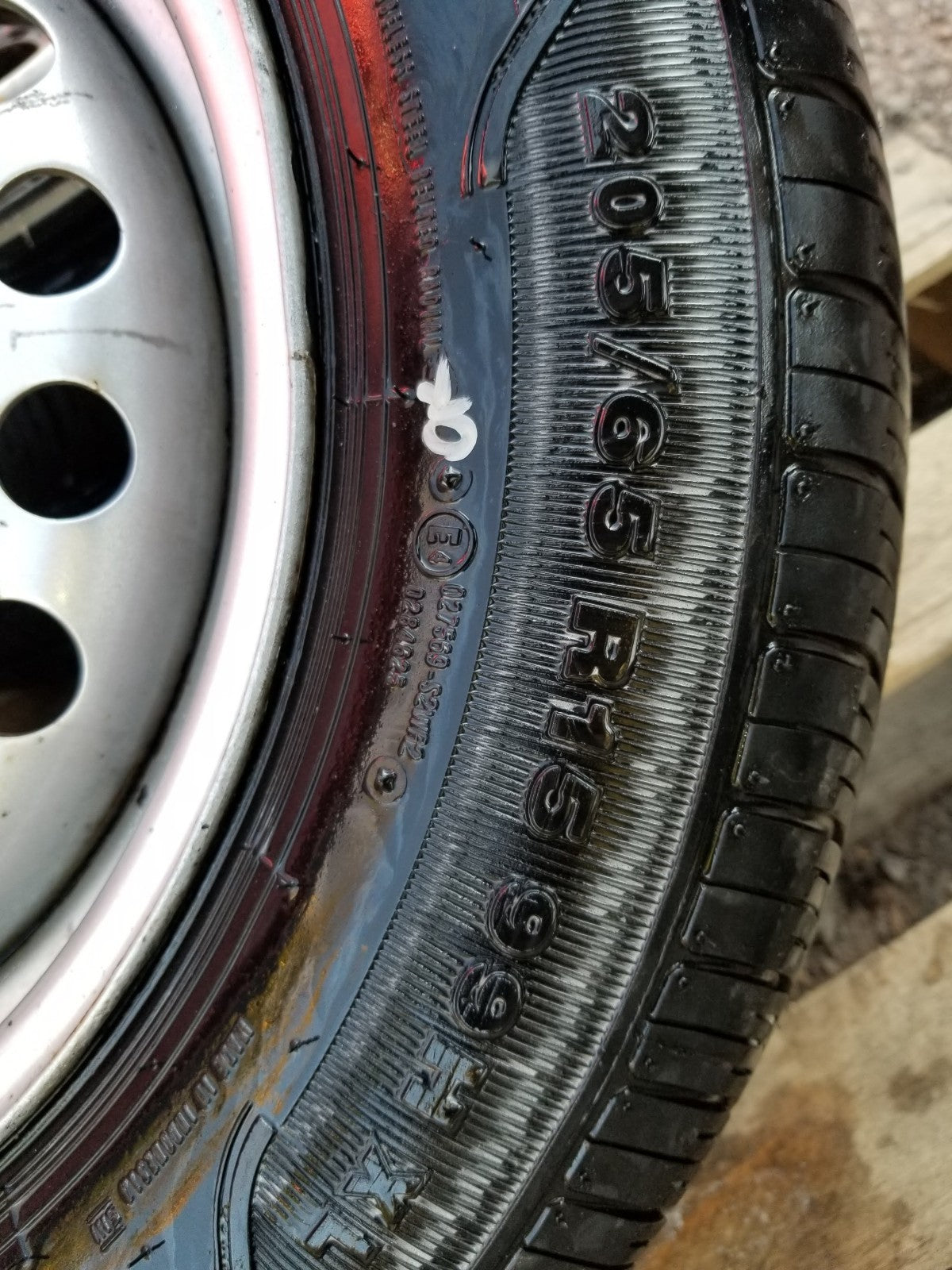 2012 Ford Transit Connect Steel Wheel Rim W/ Tire 205/65r15 Pair OEM ✅