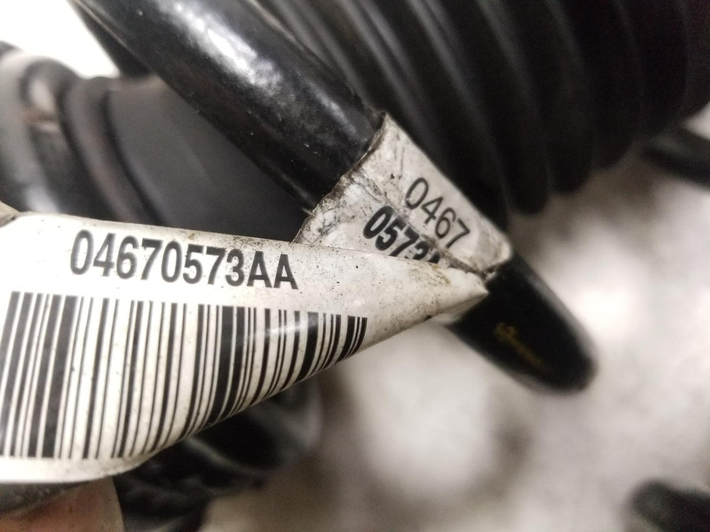 2013 - 2017 Dodge Grand Caravan Front Shock Strut Absorber With Spring Pair OEM