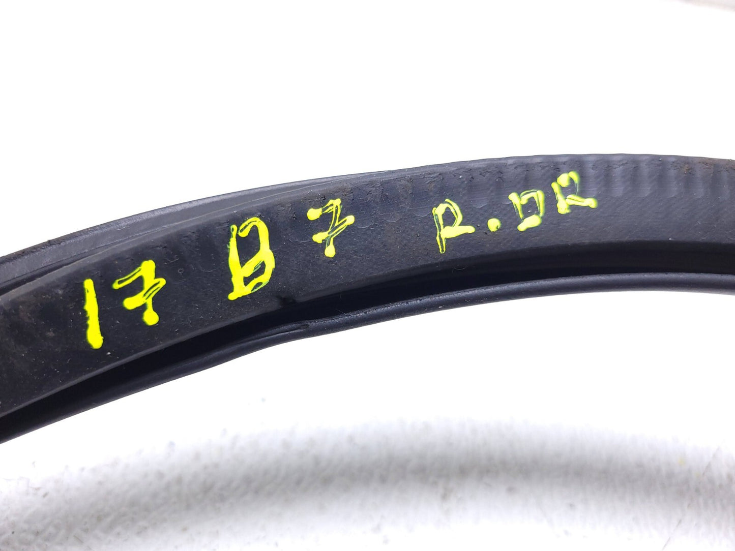 12-19 Volkswagen Passat B7 Rear Door Weatherstrip Seal Driver Side Left OEM