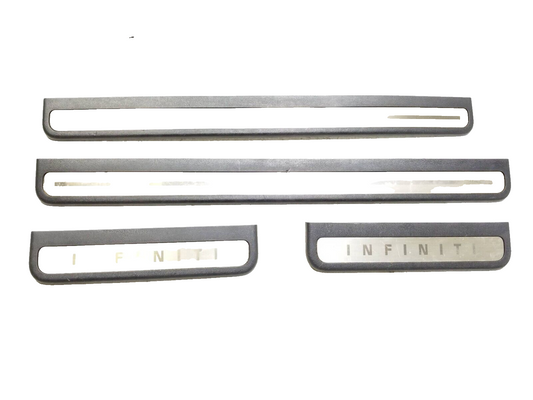 08-13 Infiniti G37 Door Sill Scuff Panel Cover 4pcs OEM Sedan