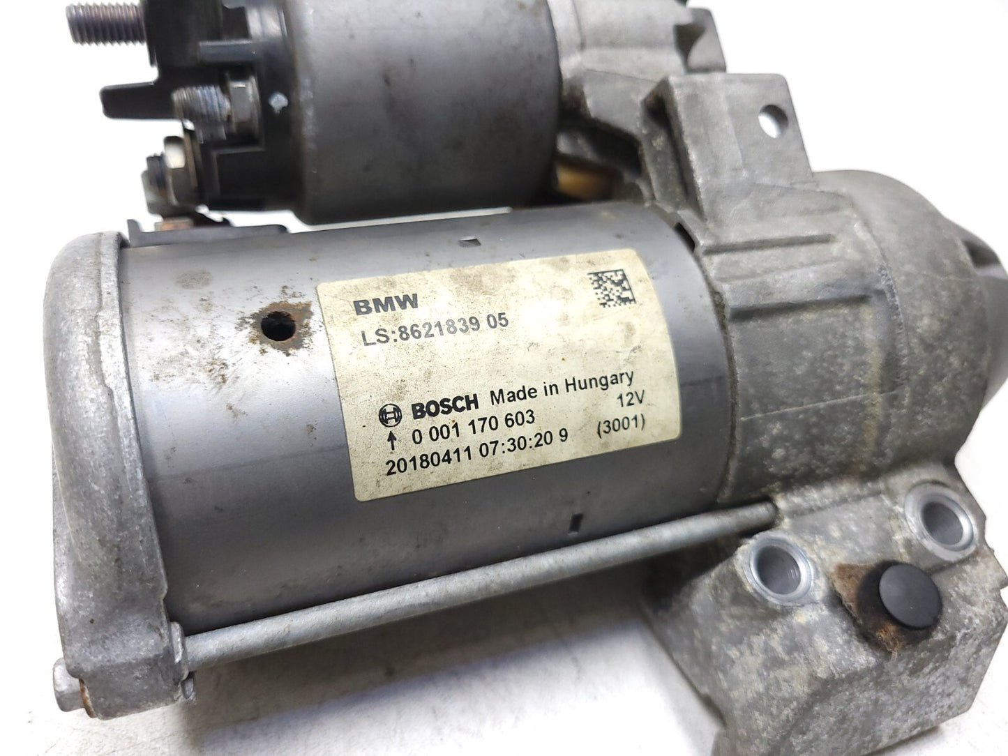 17-18 BMW 330xi F30 Starter Motor OEM