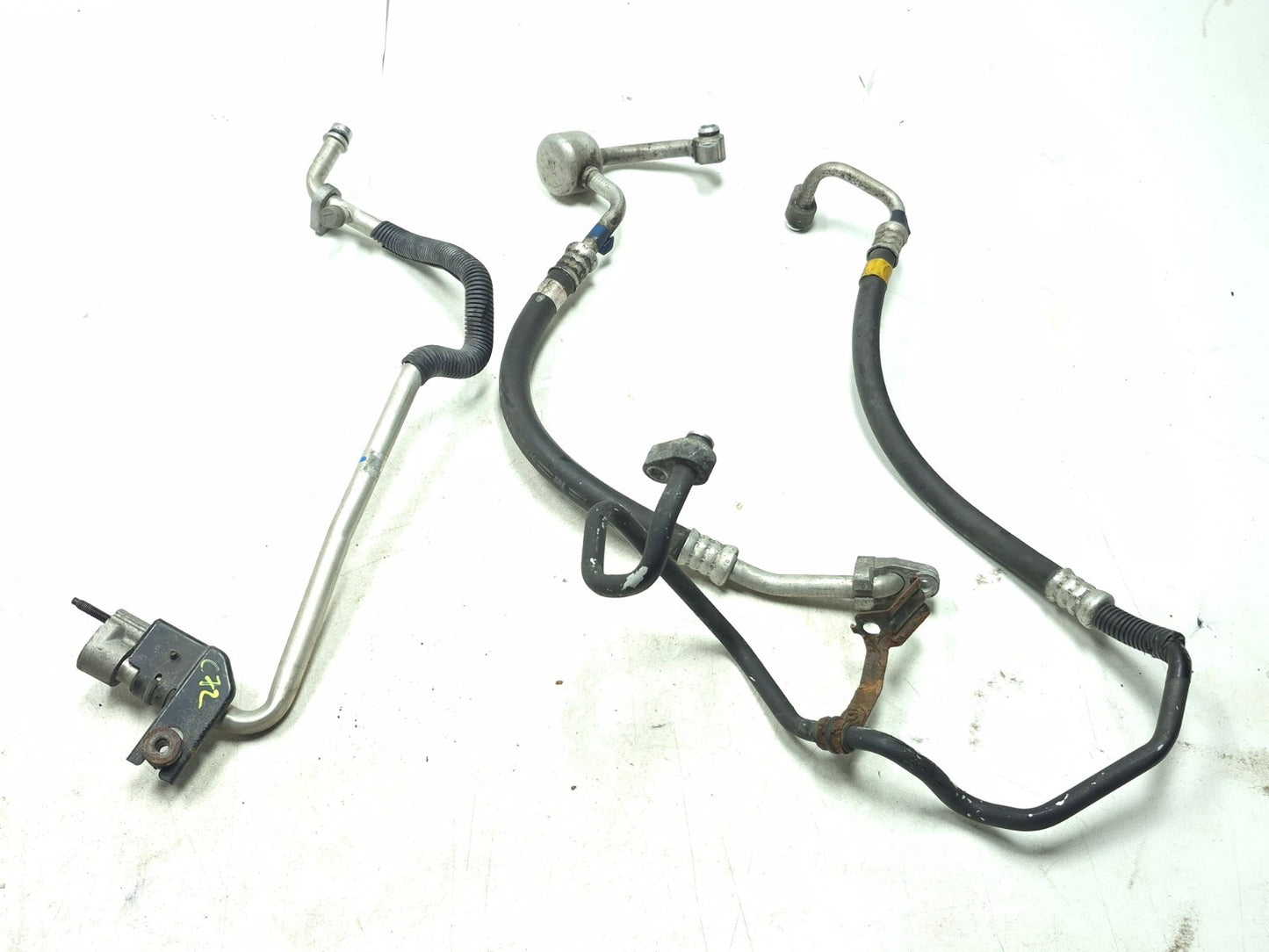 2009 Lexus IS250 AC Hose Line Pipe 3pcs OEM
