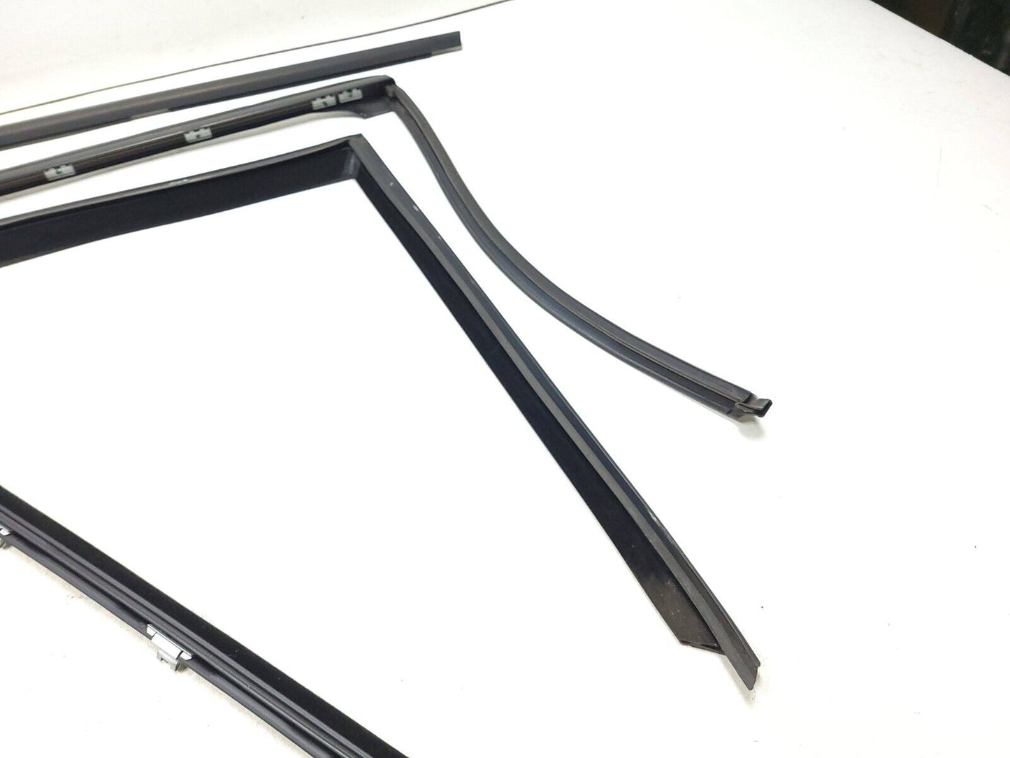 07-13 BMW E70 X5 Door Window Chanel Trim & Seal Rear Passenger Side Rh 4pcs OEM