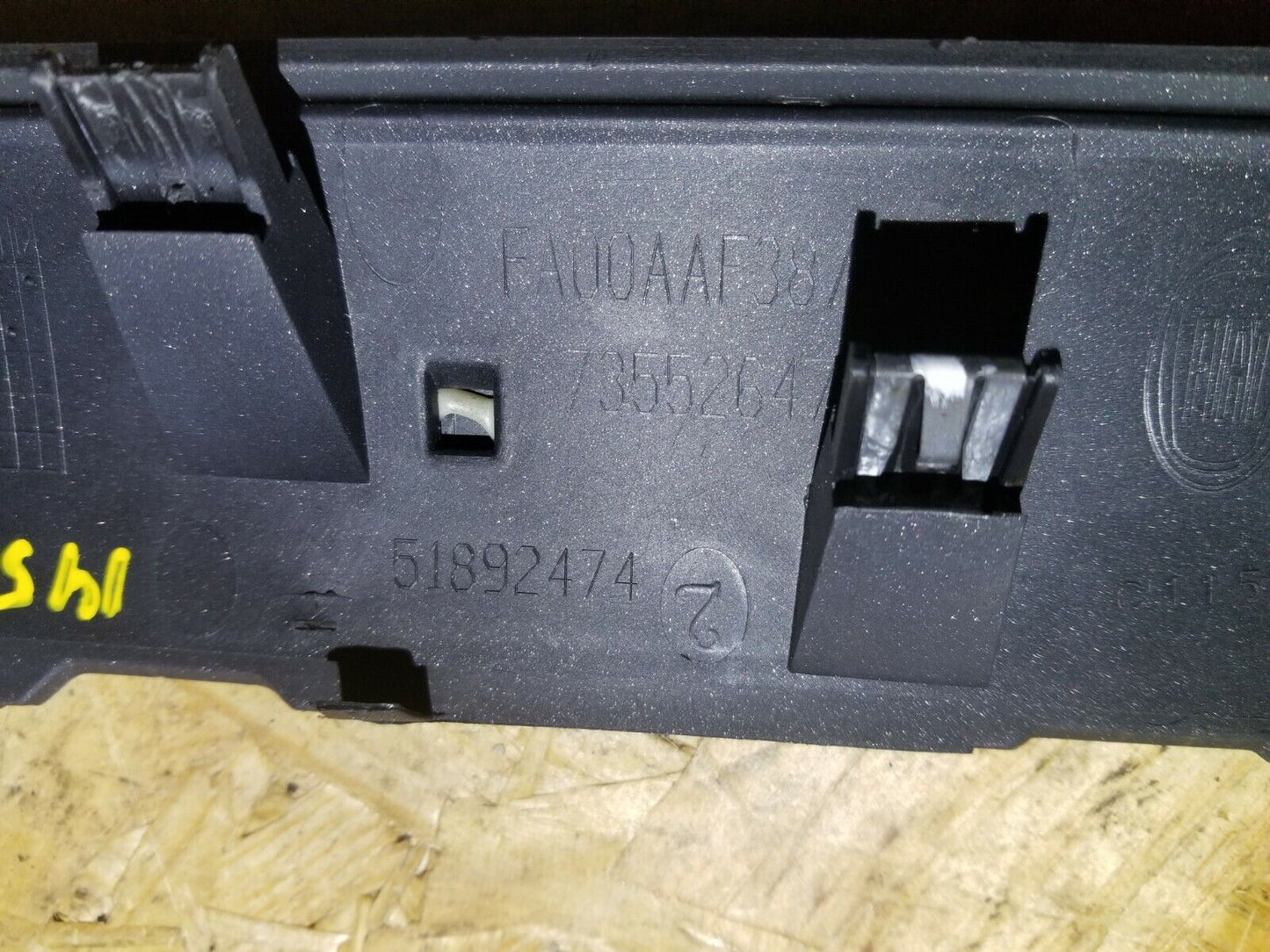 14-17 Fiat 500l Center Dash Bezel Trim Panel OEM