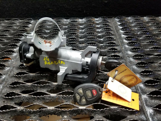 13 14 15 GMC Acadia Ignition Lock W/ Key Smart Fob OEM