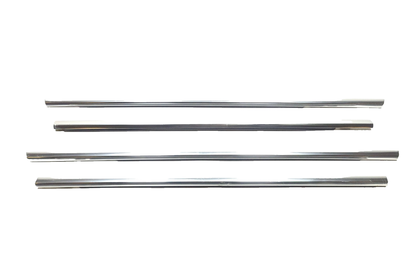 2010 - 2019 Jaguar XJ Door Glass Belt Seal Molding Set 4 OEM