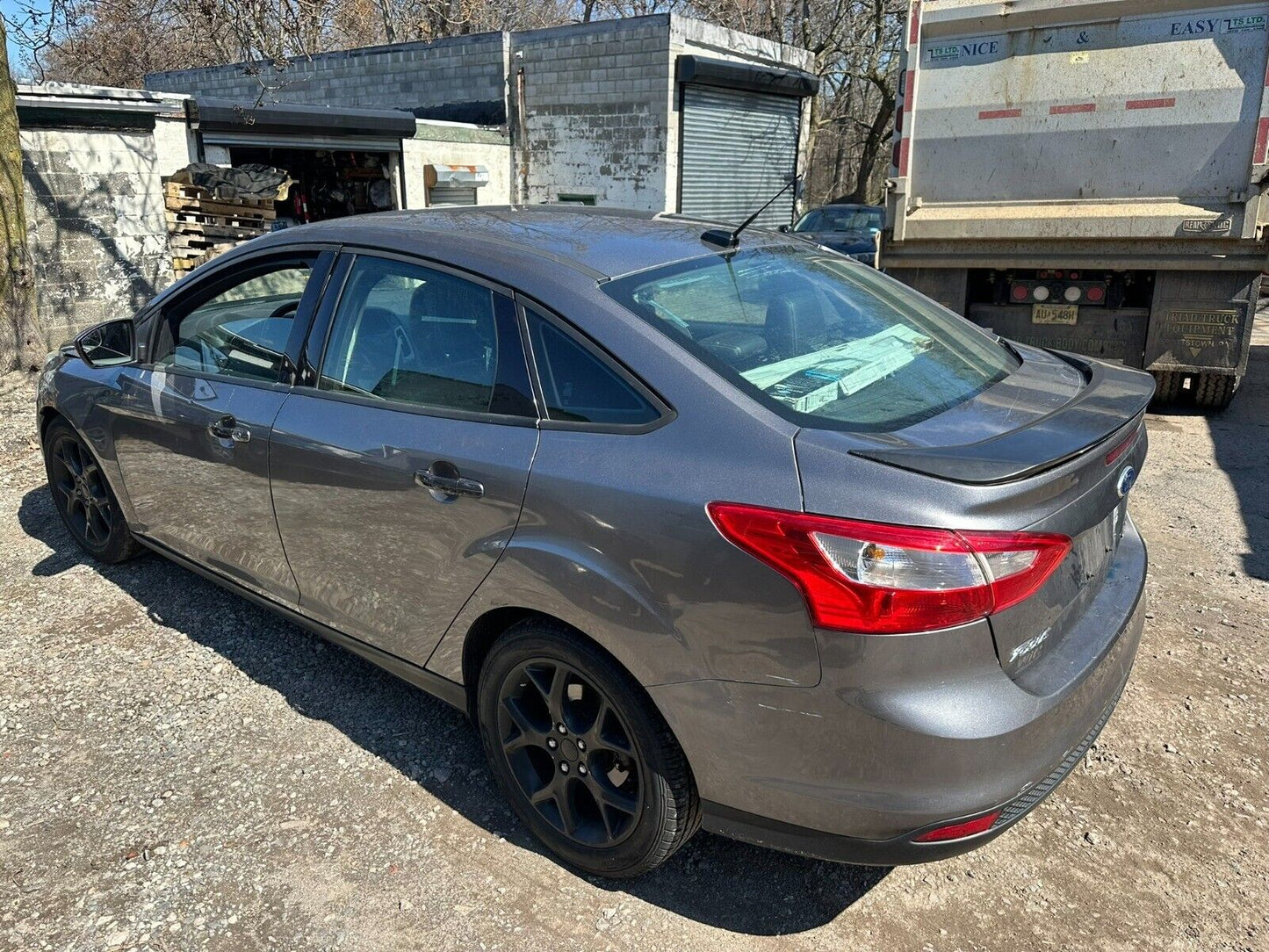 12 13 14 Ford Focus Door Window Glass Rear Left Driver Side Sedan OEM