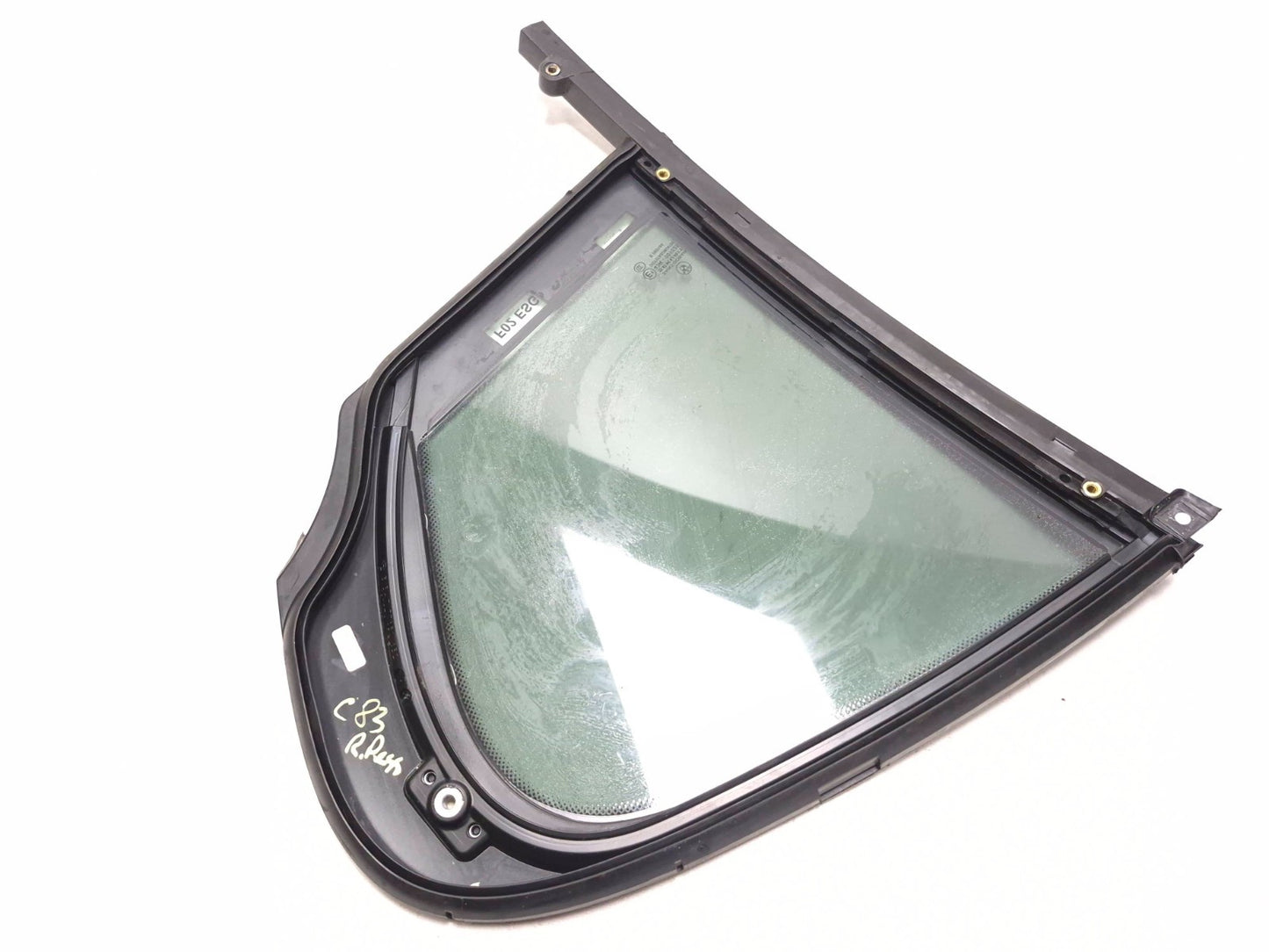 2011 BMW 750li Rear Door Quarter Window Glass Right Passenger Side OEM