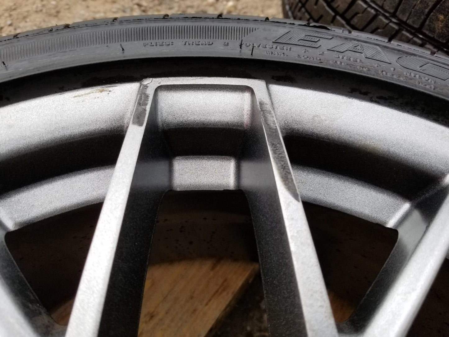 2010 Scion Tc Wheel Rim W/ Tire Goodyear Eagle 225/45r18 4pcs OEM