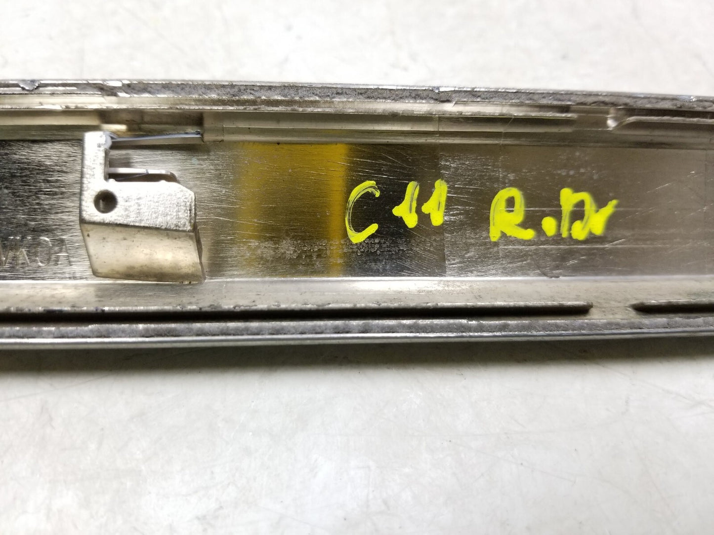 2010 - 2014 Nissan Rogue Rear Door Lower Chrome Molding Driver Side Left  OEM