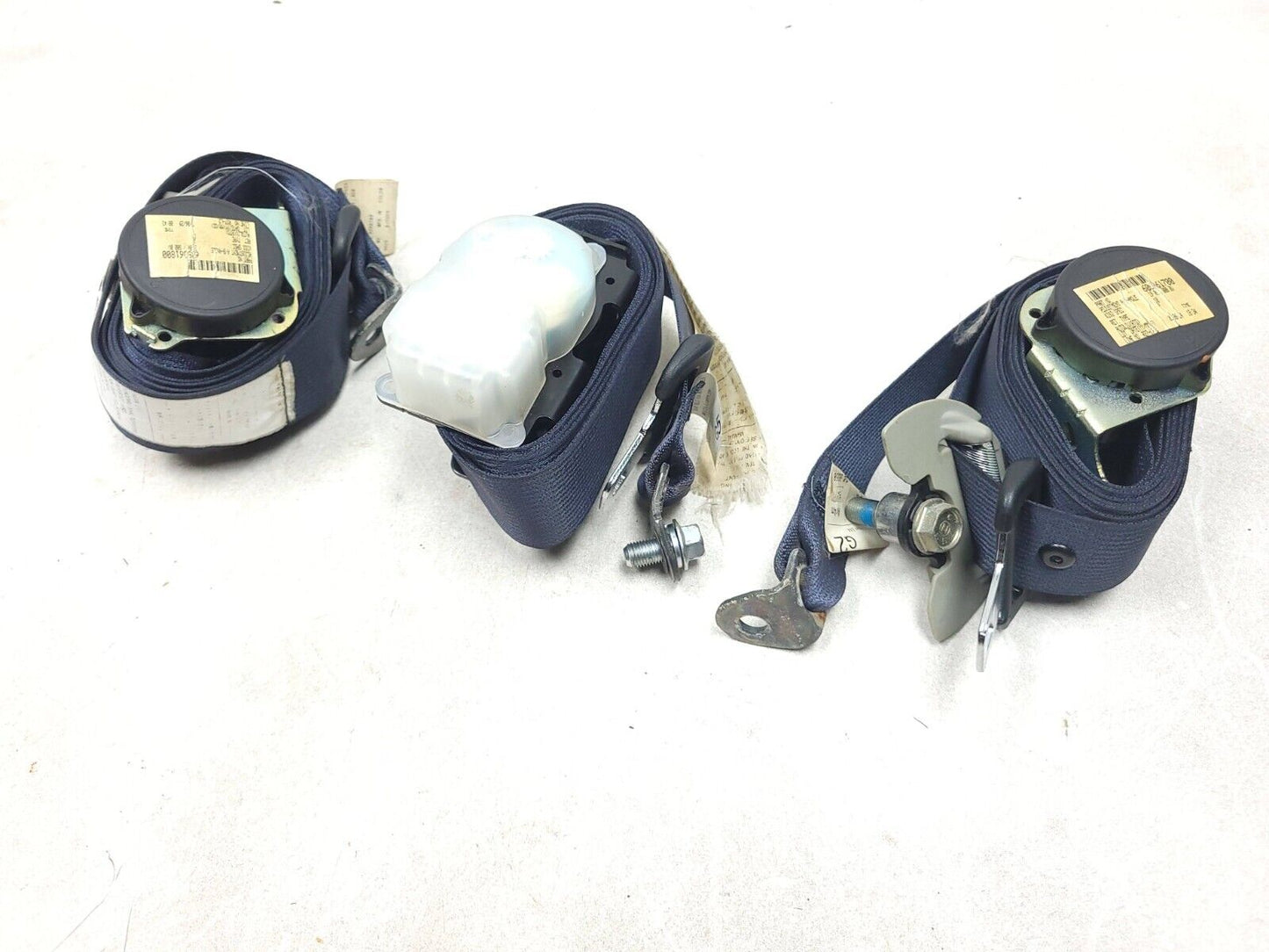 2007-2013 Mitsubishi Outlander 2nd Rear Seat Belt Retractor 3pcs OEM
