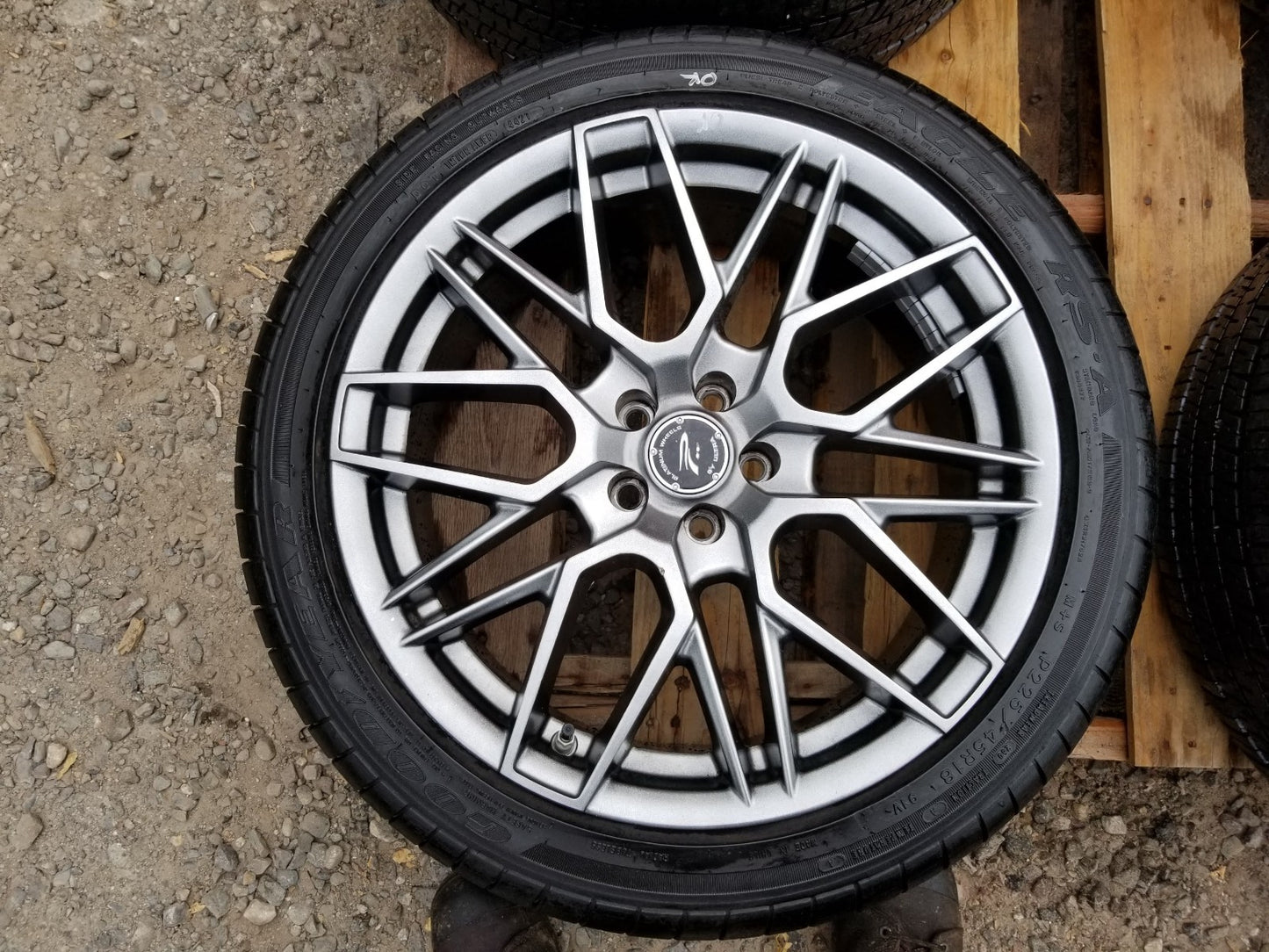 2010 Scion Tc Wheel Rim W/ Tire Goodyear Eagle 225/45r18 4pcs OEM
