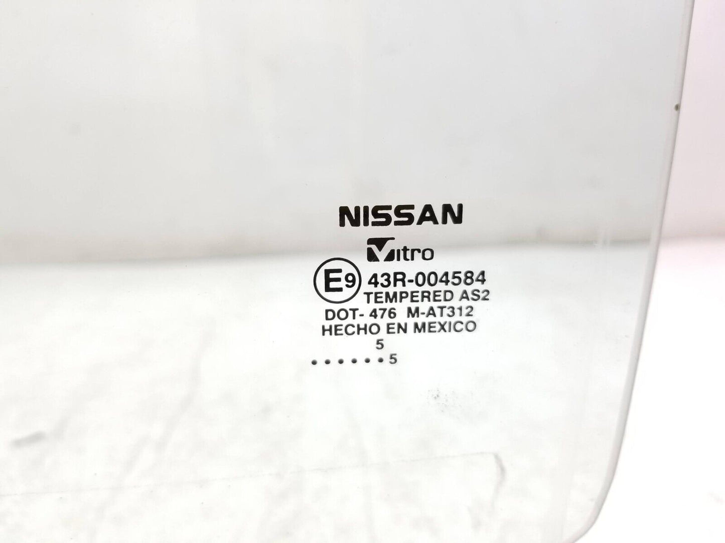 2013-2019 Nissan Sentra Door Window Glass Rear Driver Side Left OEM