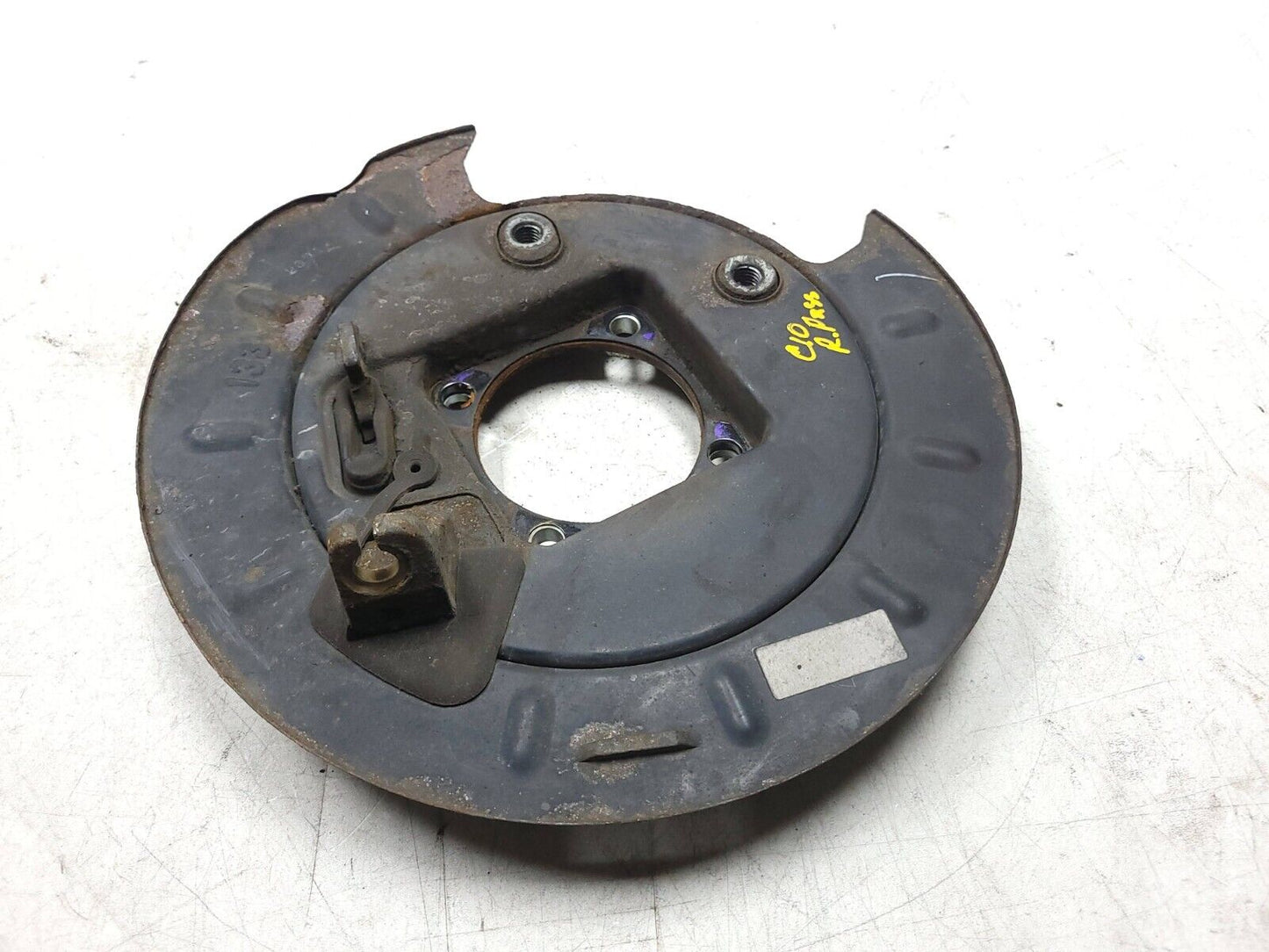 10-14 Chevrolet Suburban Emergency Parking Pad Mechanism Mud Shield Pair OEM