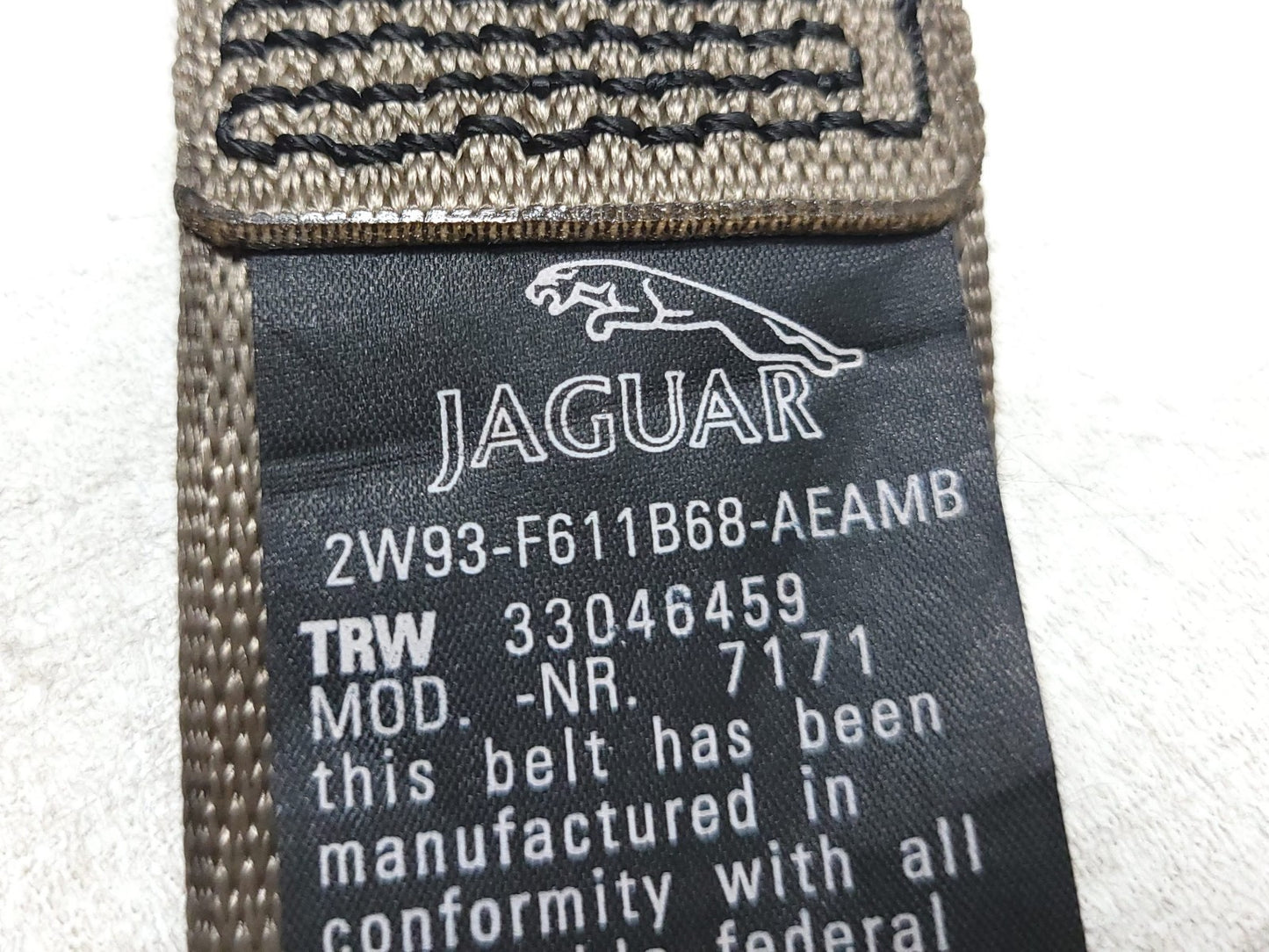 2004 - 2009 Jaguar XJ Seat Belt Retractor Set 4 OEM