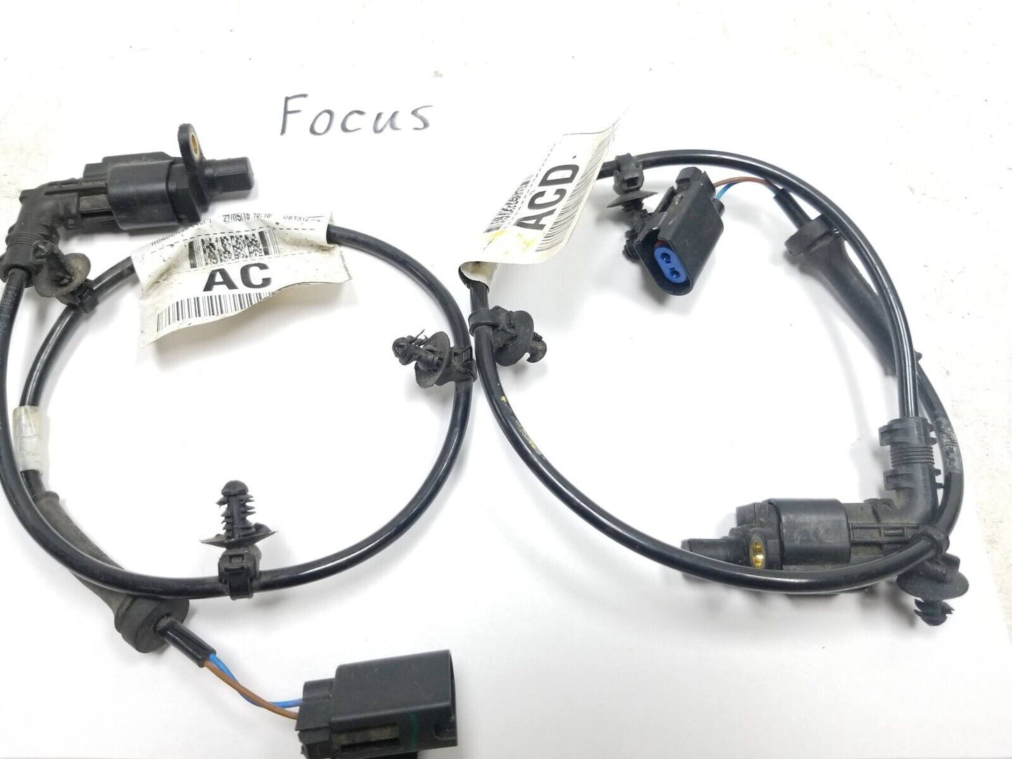12 - 14 Ford Focus Rear ABS Speed Sensor Left & Right Pair OEM
