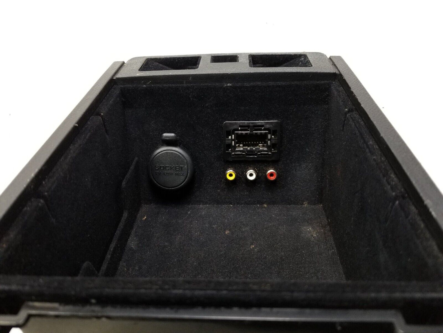 08-13 Infiniti G37 Center Console Cubby Storage Box 12v Aux Socket OEM *sedan*
