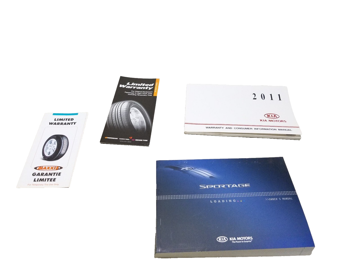 2011 Kia Sportage Owner's Manual Book 2.4l OEM