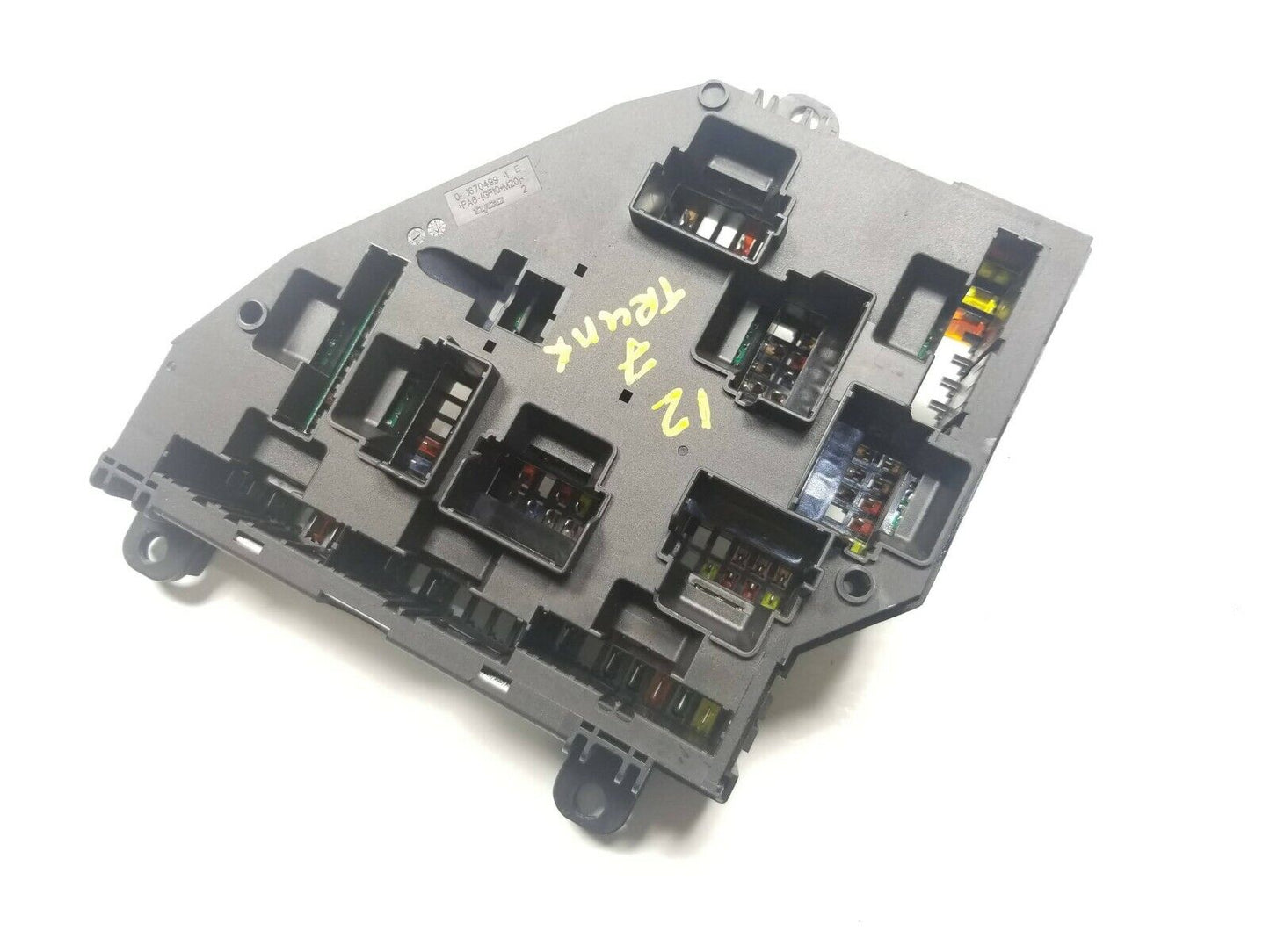 09 10 11 12 BMW 750li Trunk Power Distribution Rear Fuse Box Relay  OEM