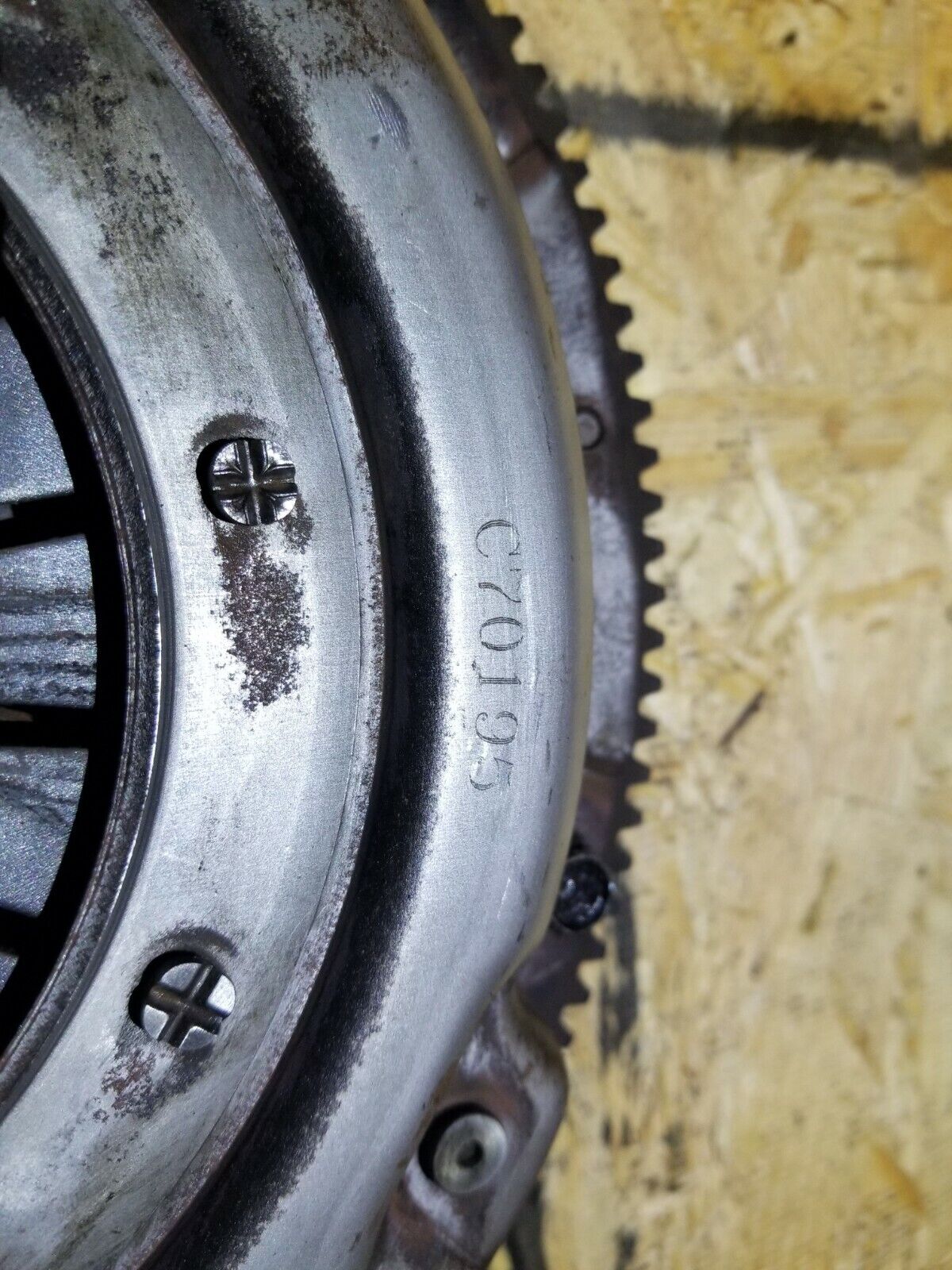 08 09 10 11 Subaru Forester 2.5l Mt Flywheel & Clutch OEM