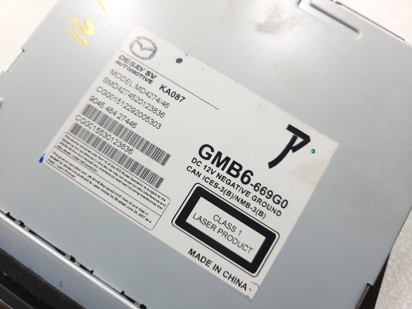 2014 - 2017 Mazda 6 Audio Radio Cd Player OEM Gmb6-669g0