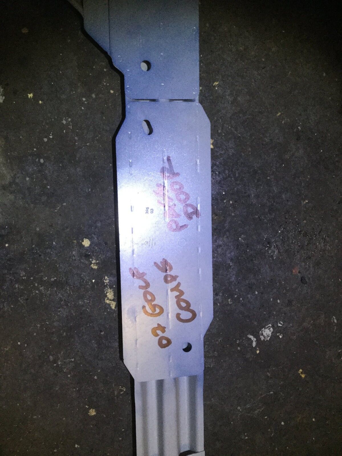 06 07 08 09 Volkswagen Golf Rabbit Coupe Right Pass Door Reinforcement Bar OEM