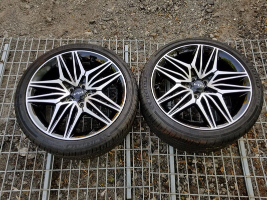 2021 2022 Kia Stinger Rear Alloy Wheel Rim 19x8.5 And Tire 255/35 R19 OEM 2pcs
