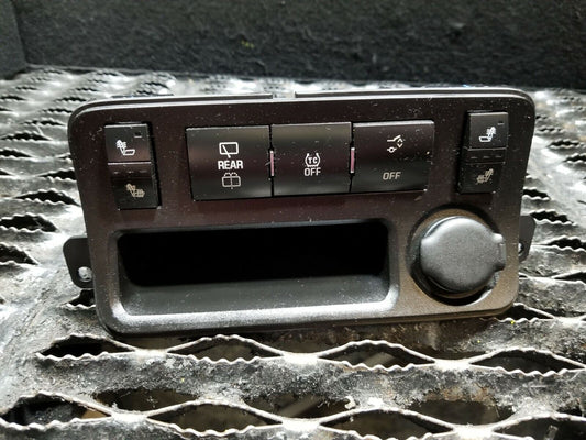 13 14 15 GMC Acadia Front Center Console Bezel Heat Seat Tailgate Traction OEM