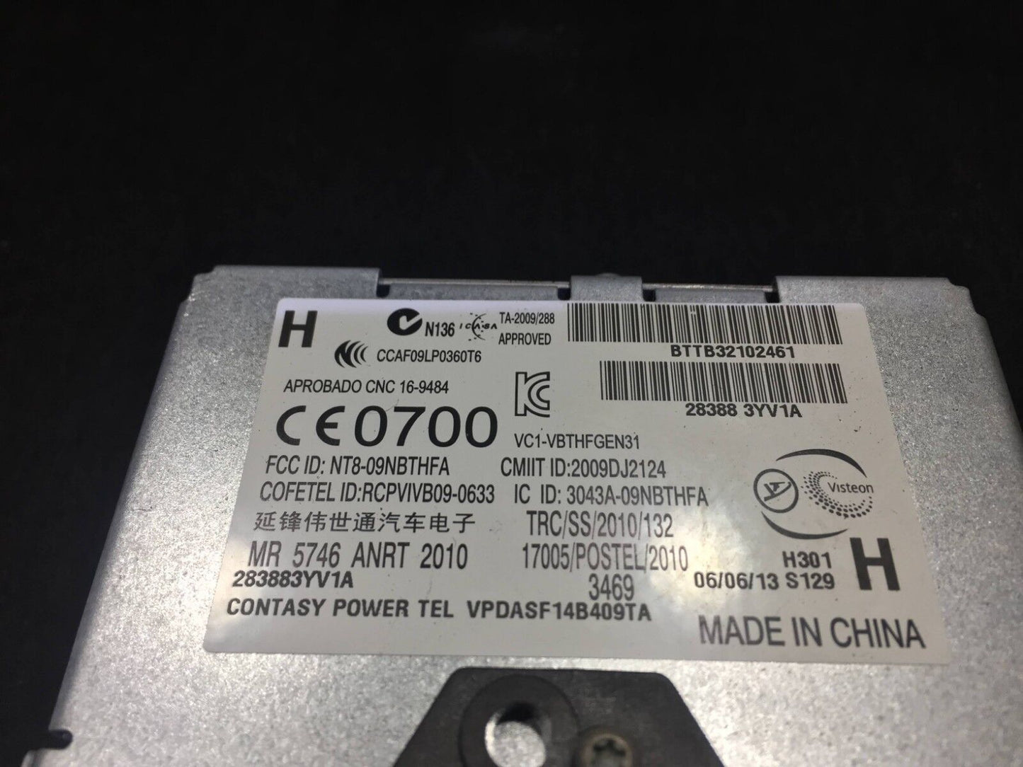11 12 13 14 Nissan Juke Chassis Ecm Communication Bluetooth 28388-3yv1a OEM D30