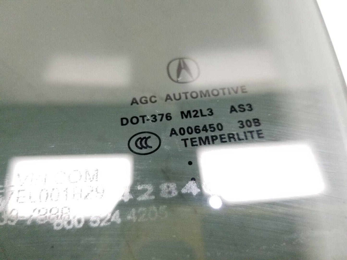 13 14 15 Acura RDX Rear Door Window Glass Driver Side Left OEM