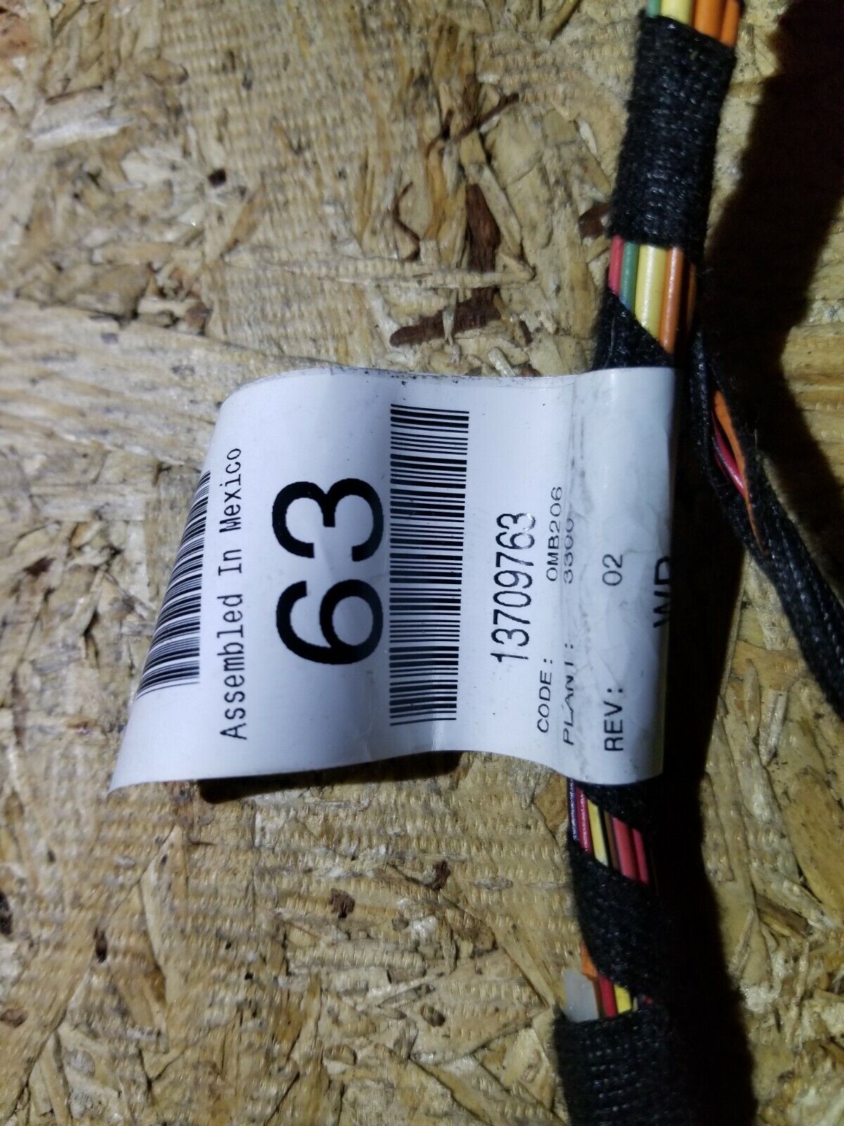 07 08 09 10 Mercedes R350 Front Right Passenger Door Wire Harness OEM