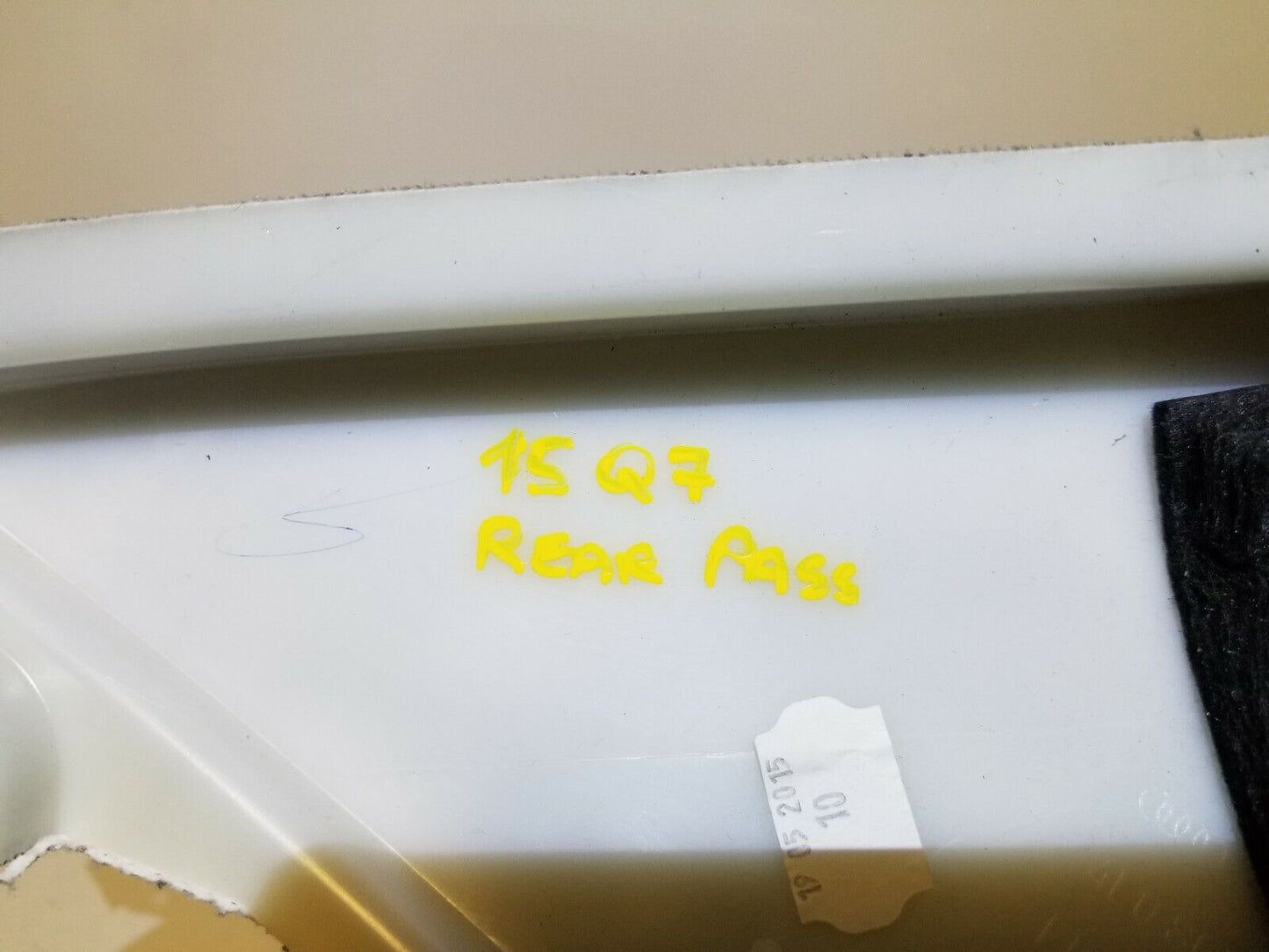11 12 13 14 15  Audi Q7 Rear D Pillar Trim Panel Right Pass Side OEM 87k