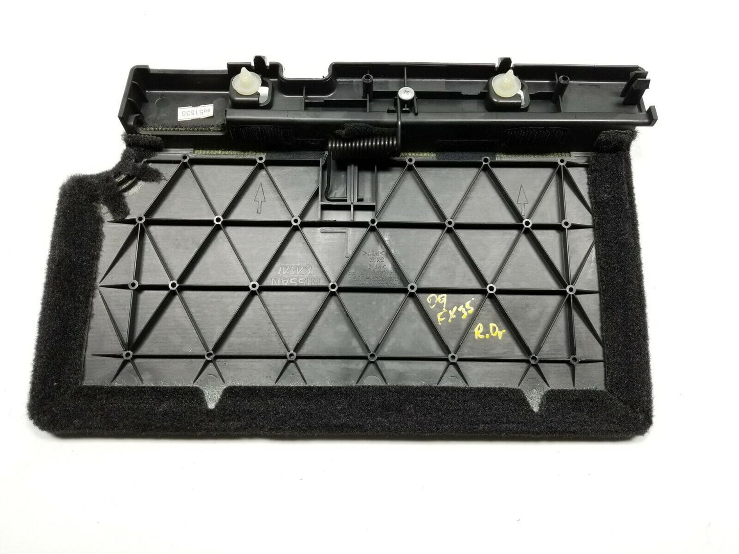 09 10 11 12 Infiniti Fx35 Trunk Floor Left Driver Side Cover Trim OEM