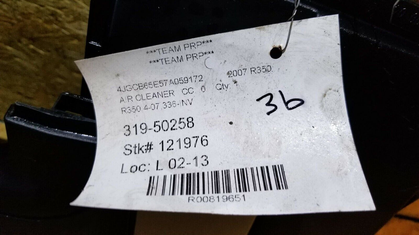 2007 07 Mercedes R350 Air Cleaner Engine Motor Cover OEM #36