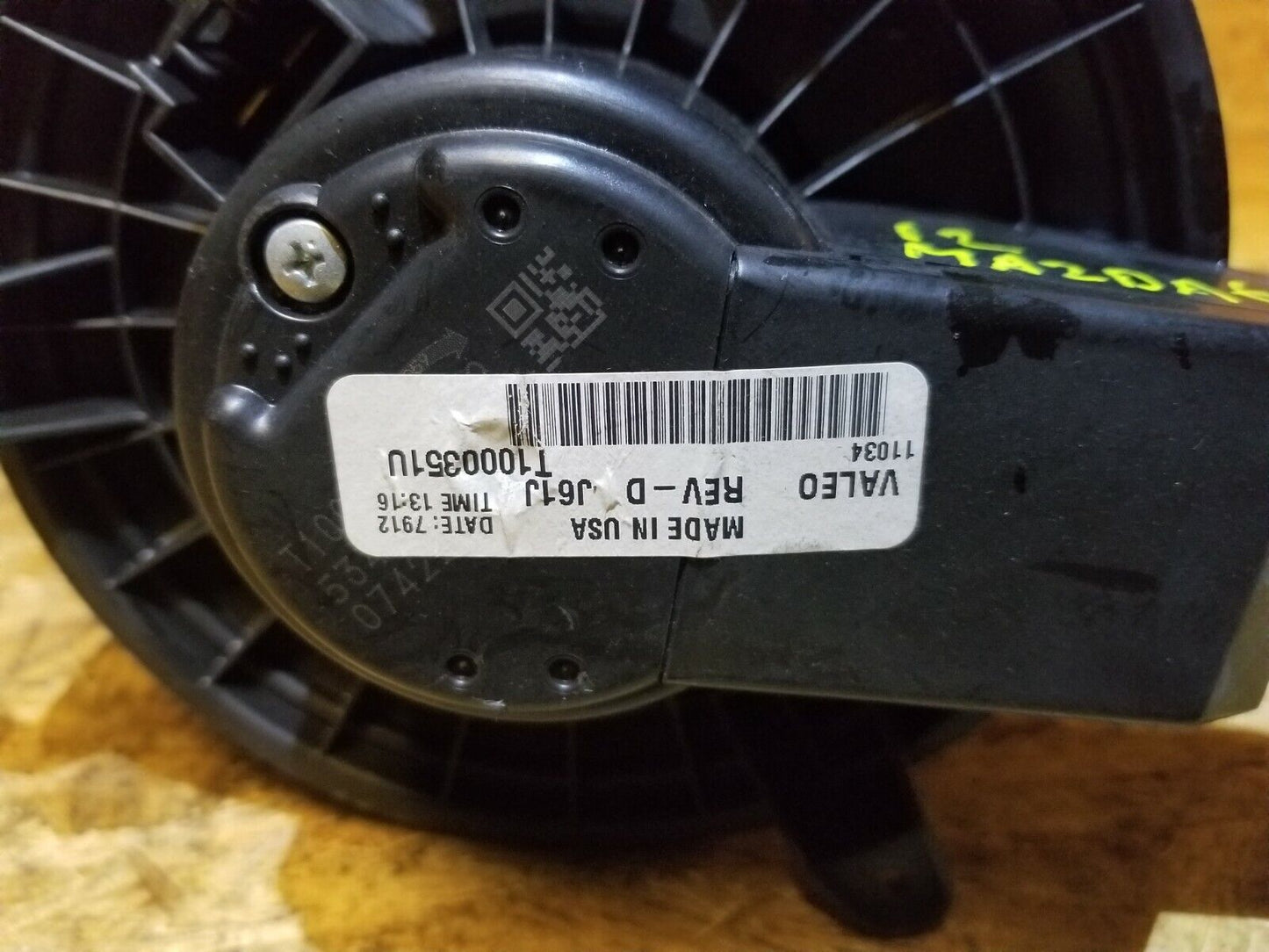 09 10 11 12 13 Mazda 6 Blower Motor OEM