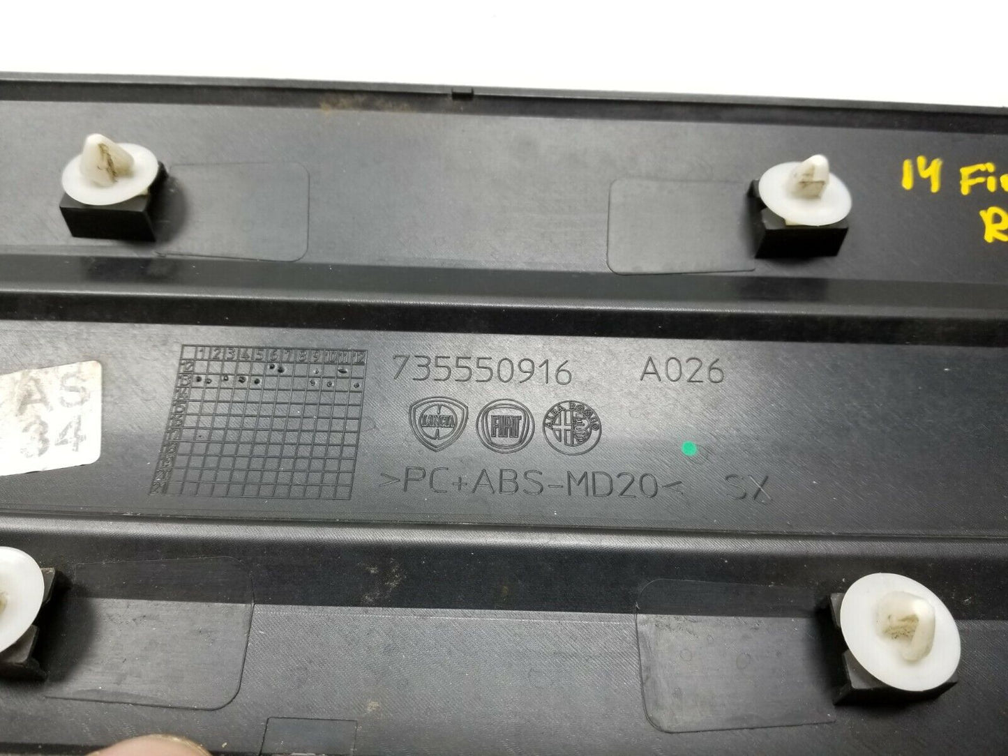 14 15 16 17 Fiat 500l Rear Left Driver Door Molding Trim OEM