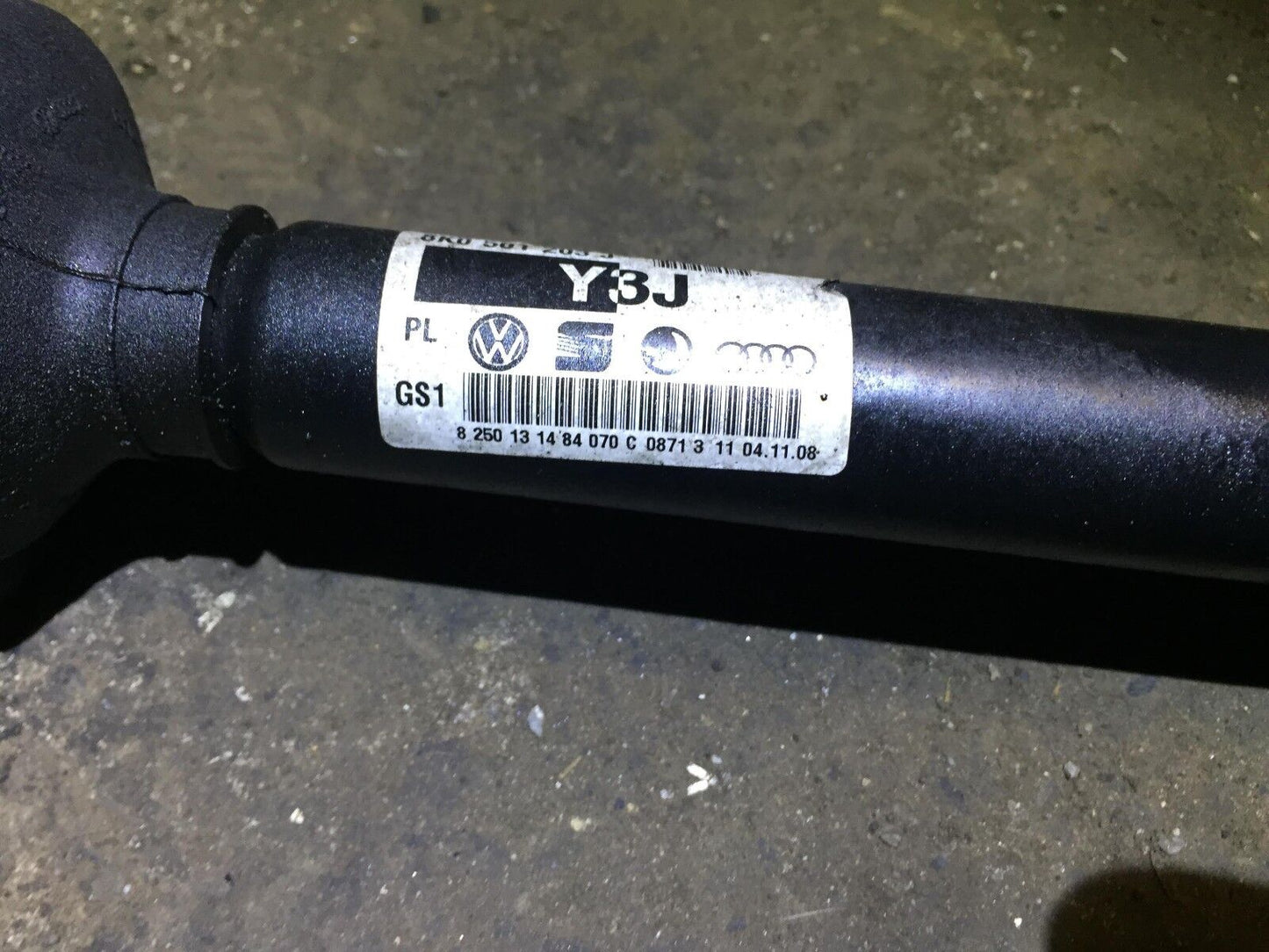 09 10 11 12 Audi A5 Quattro 3.2l Rear Driver Axle Shaft OEM D7
