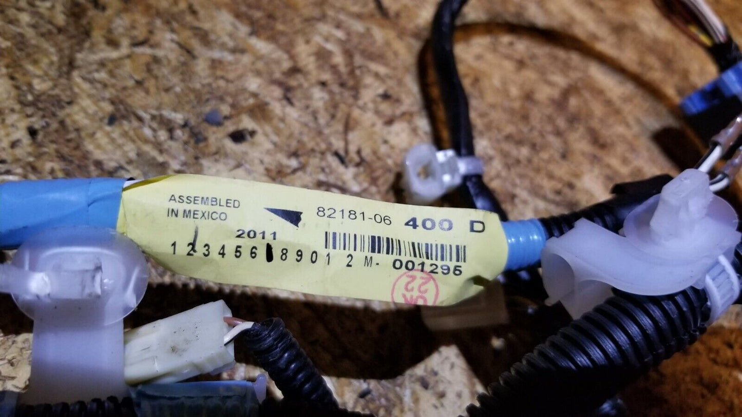 09 10 11 Toyota Camry Hybrid Trunk Wire Wiring Harness 82181-06400 OEM