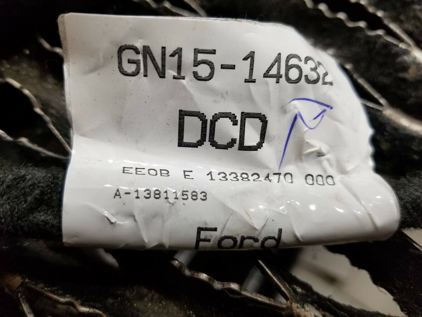 18 19 20 Ford Ecosport Rear Right Pass Side Door Wire Harness OEM 532 Miles!