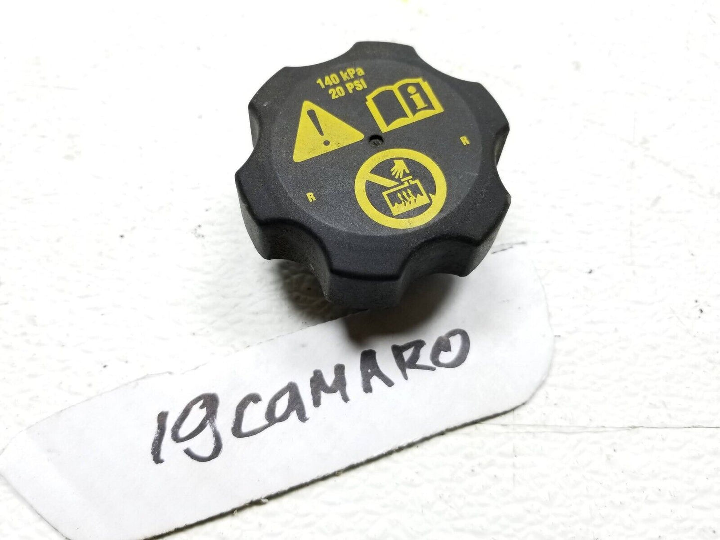 16 17 18 19 20 Chevrolet Camaro  Coolant Tank Reservoir Lid Cap 13502509 OEM