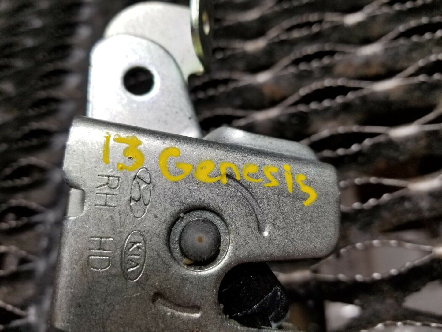 13 14 15 Genesis Coupe Rear Seat Back Release Handle Lock Pass Side OEM 51k