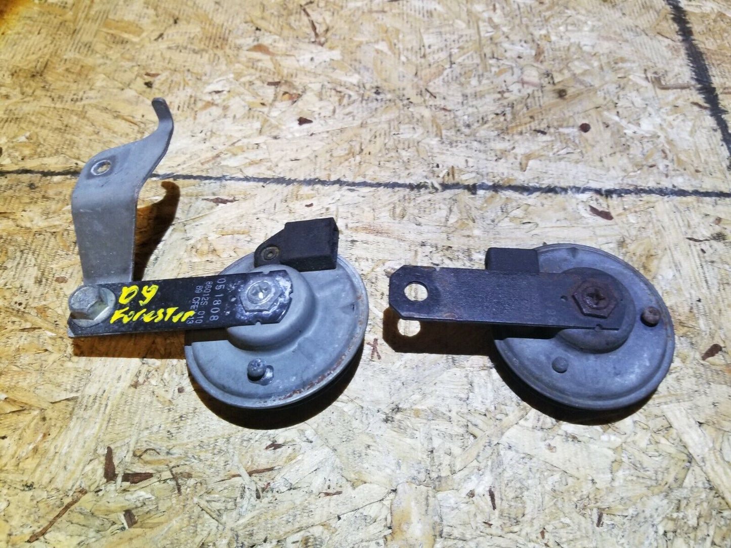 08 09 10 11 Subaru Forester Horn Signal Pair OEM
