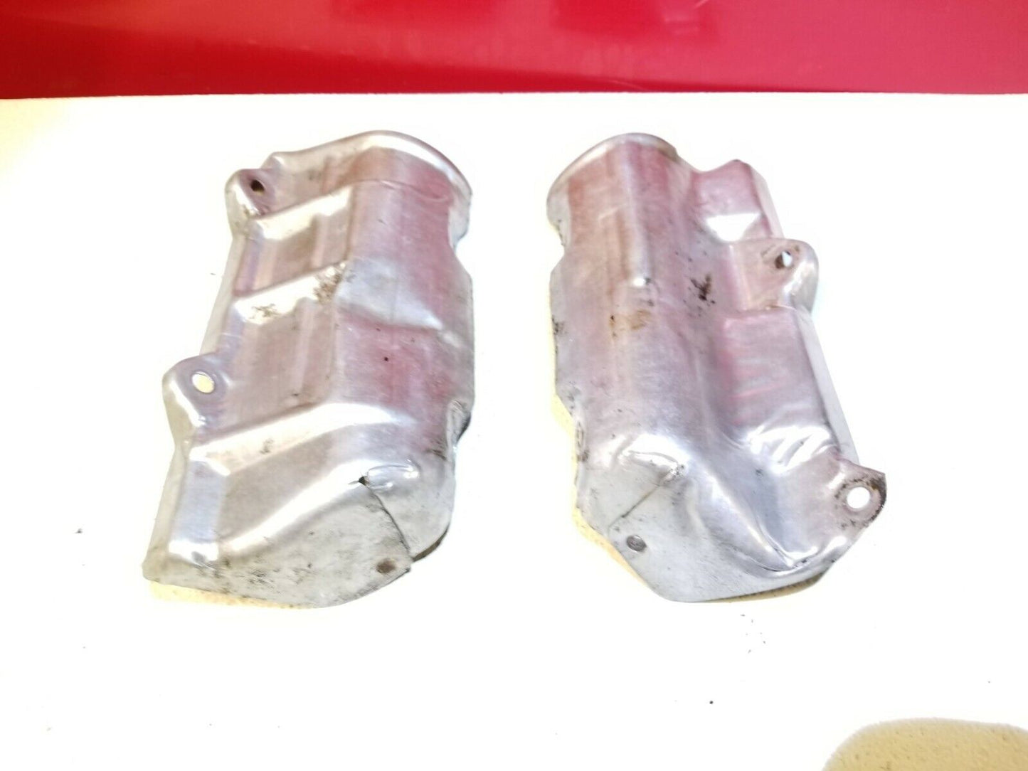 03 04 05 06 Audi A4 B6 3.0l Exhaust Manifpld Heat Shield Pair OEM •bgn•