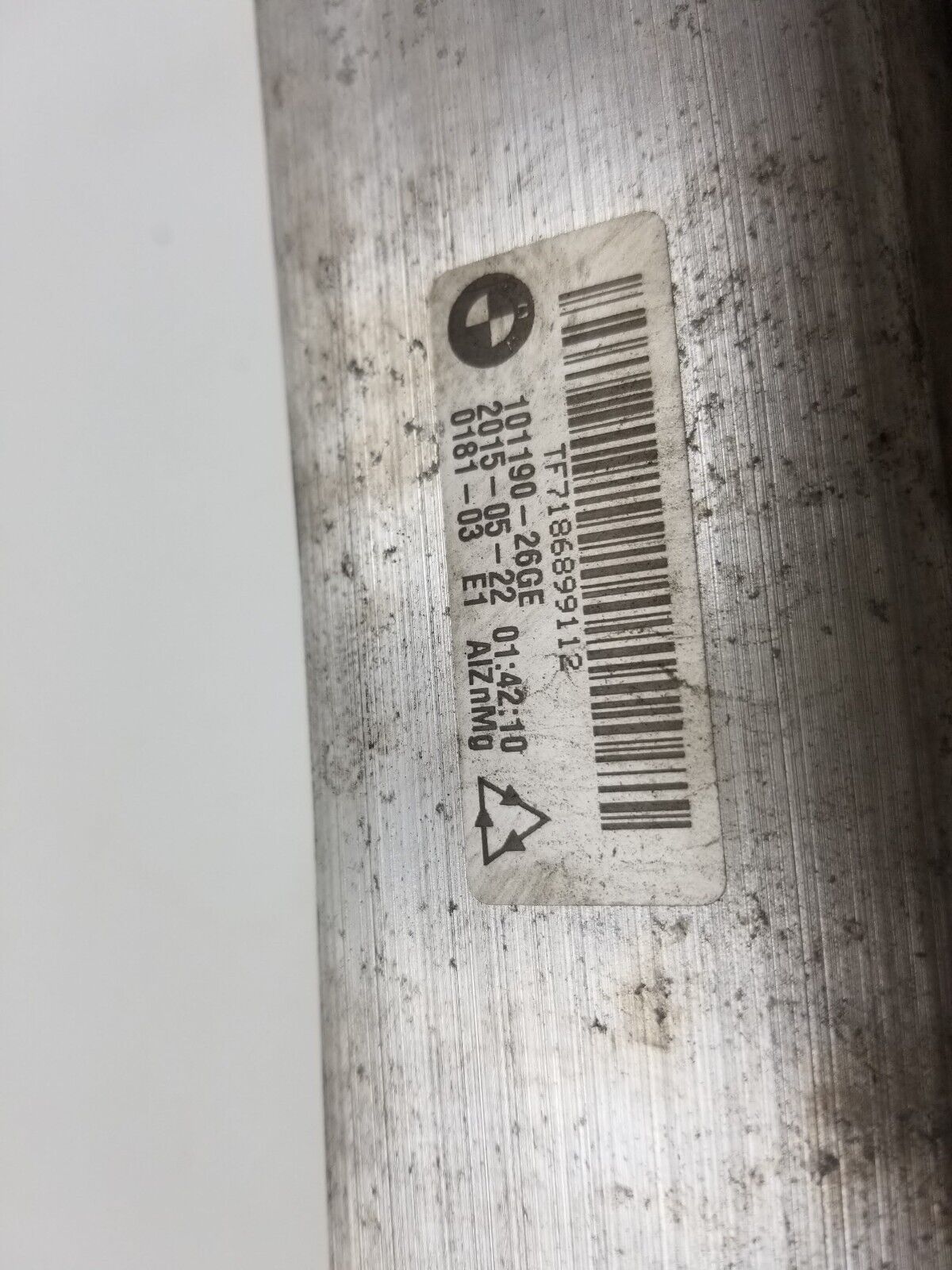 09 10 11 12 BMW 750li Front Bumper Reinforcement Absorber Bar OEM