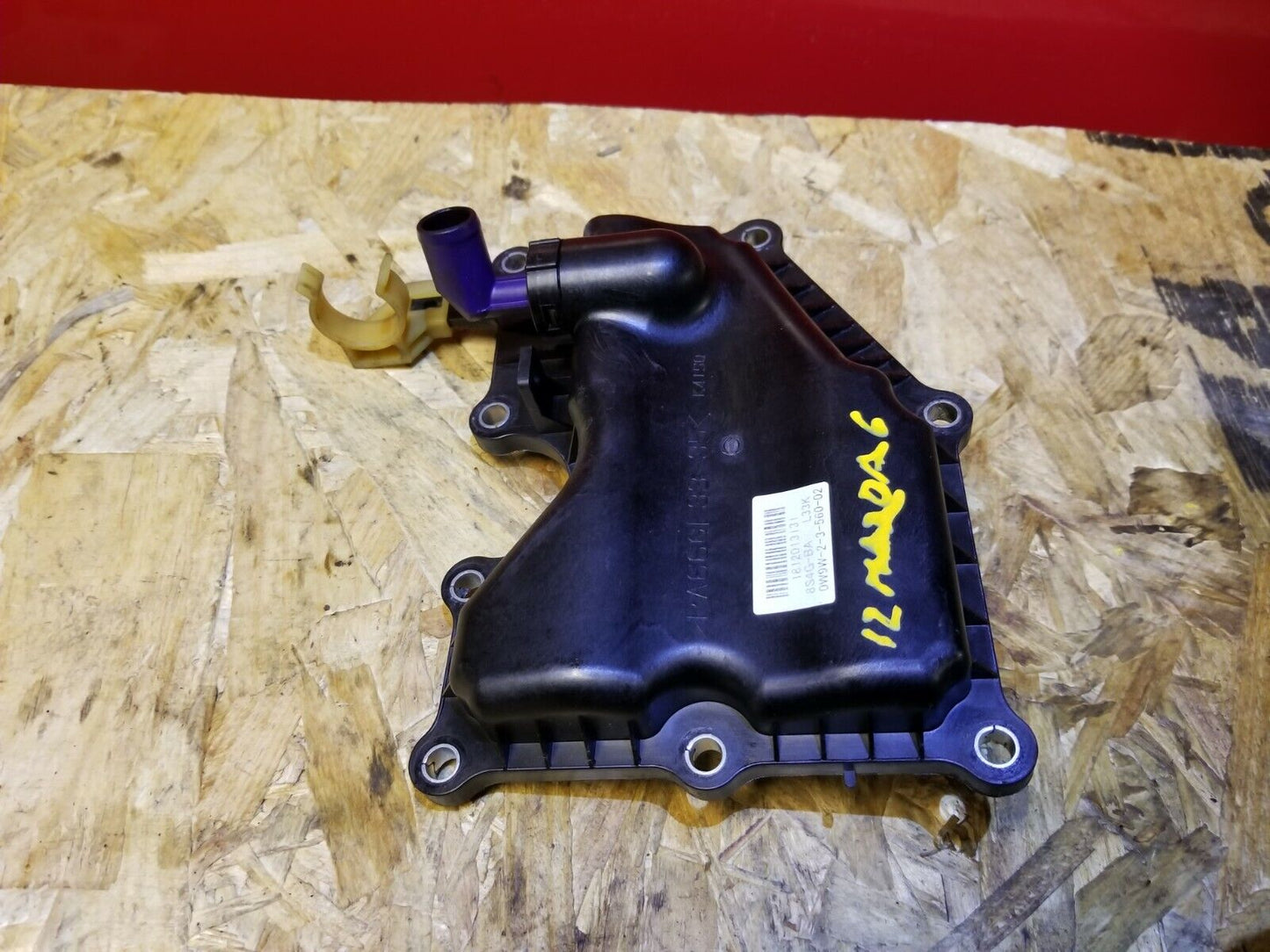09 10 11 12 13 Mazda 6 2.5l Engine Crack Case Vacuum Pump Breather OEM 72k Miles