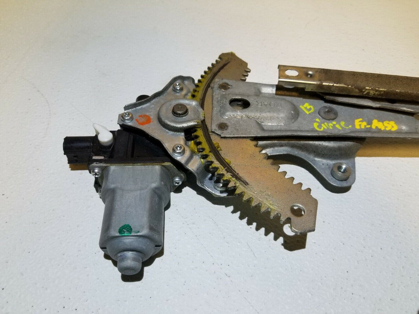 13 14 15 Honda Civic Sdn Front Right Pass Door Window Regulator Motor OEM 89k