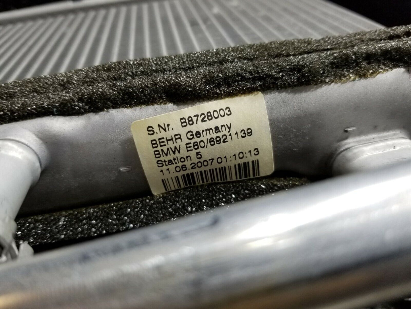 06 07 08 09 10 BMW 650i E63 Heater Core OEM