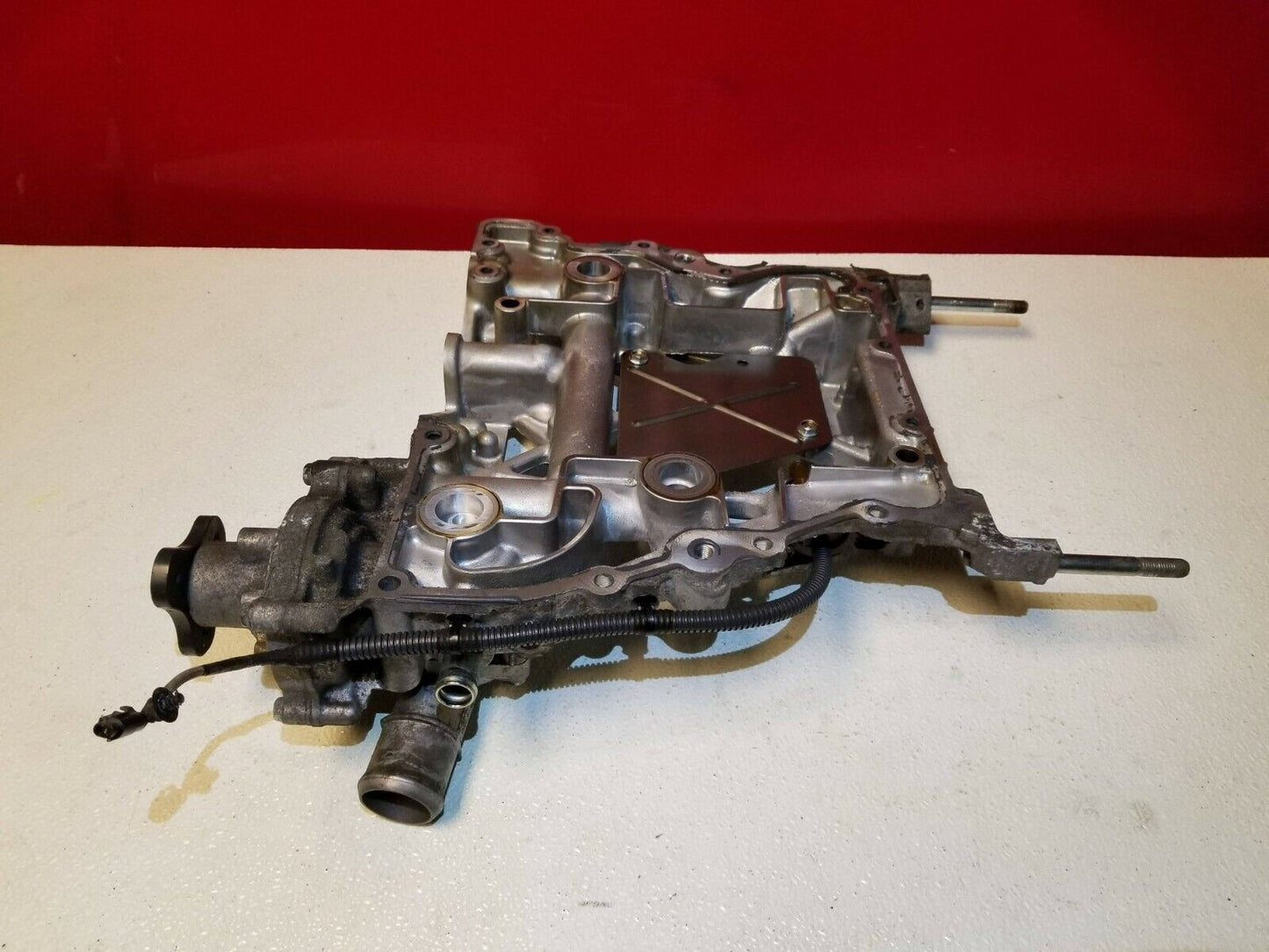 14 15 16 Subaru Forester 2.5l  Upper Oil Pan 11120aa280 OEM 43k
