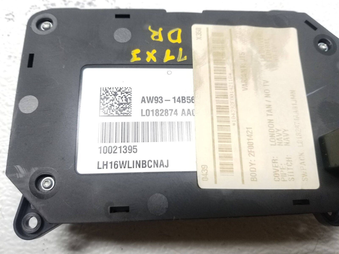 10 11 12 13 Jaguar XJ Front Driver Seat Adjust Switch Control OEM